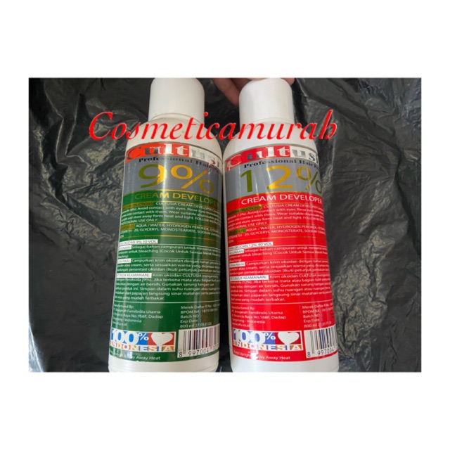 &lt;700 ml&gt; CULTUSIA DEVELOPER 9% - DEVELOPER 12 %