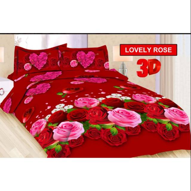 Sprei BONITA 3D 180x200 motif LOVELY ROSE