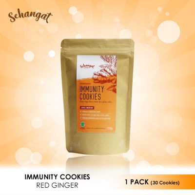 

SEHANGAT COOKIES JAHE MERAH/ GINGER COOKIES/ IMMUNITY COOKIES/ HEALTHY SNACK/ IMMUNE BOOSTER/ IMUN