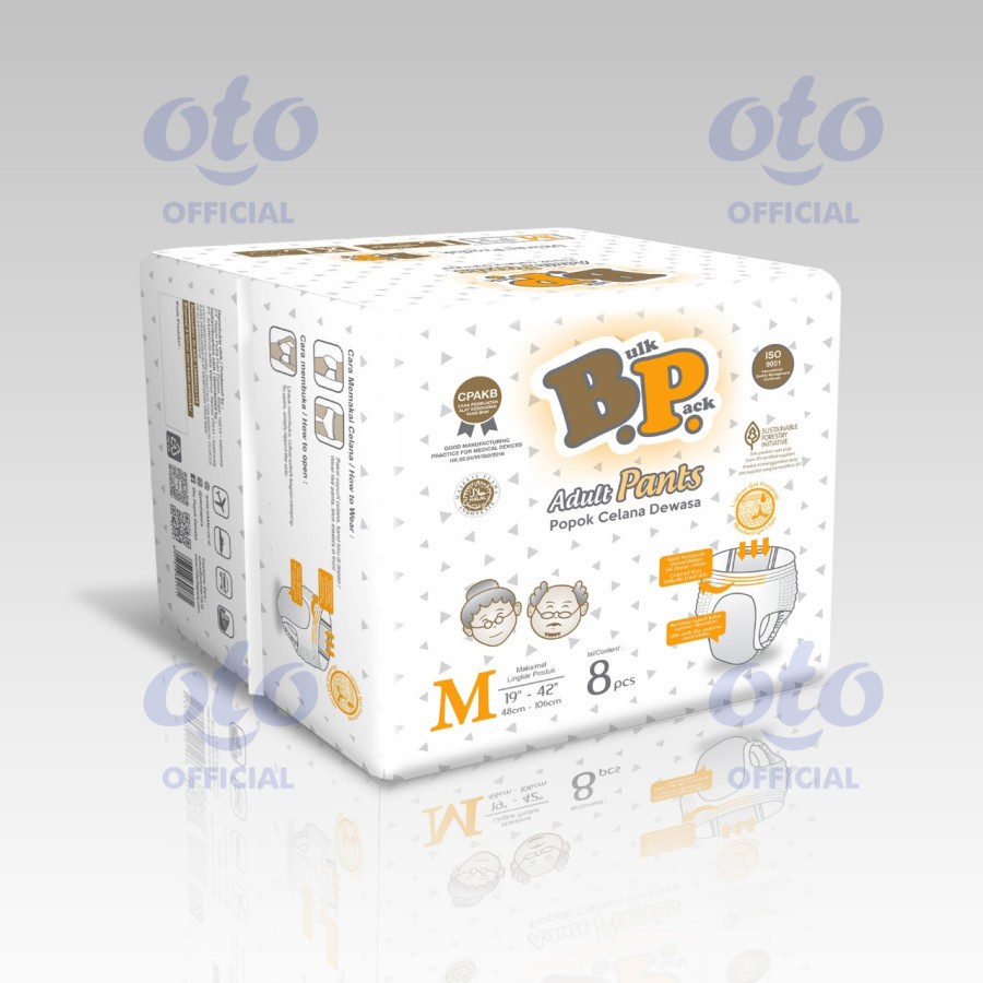 BP OTO ADULT DIAPERS MURAH / POPOK CELANA DEWASA CELANA Size M, L, XL dan XXL