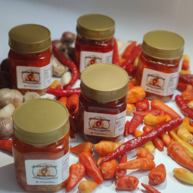 

Sambal Pawon Eyank Kim Paket Bundling Sambal 5 pcs - Super Pedas