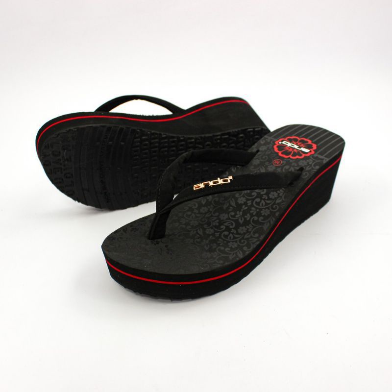 ANDO JOICE 02-SANDAL JEPIT ANDO WEDGES WANITA DEWASA-ANDO