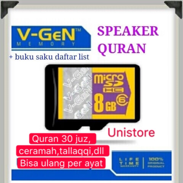 Micro sd Speaker Quran / chipset speaker murottal Al quran | Shopee