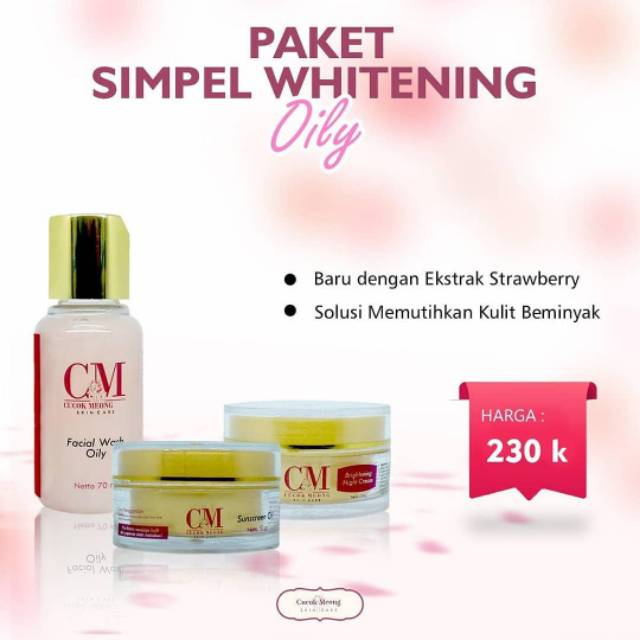 Cucok Meong Skincare Paket Whitening