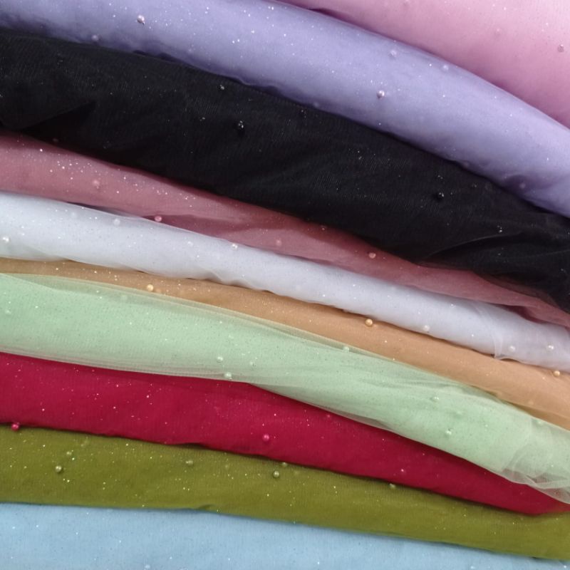 Kain Tile Mutiara Gliter  ( KAKU ) / Tile Polos Mutiara