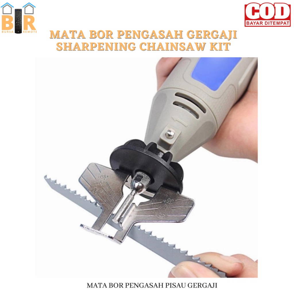 Mata BOR Pengasah GERGAJI SHARPENING CHAINSAW KIT