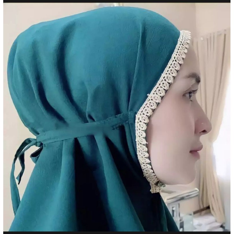 BERGO MARYAM RENDA / KERUDUNG MARYAM RENDA / HIJAB SIRIA TALI RENDA