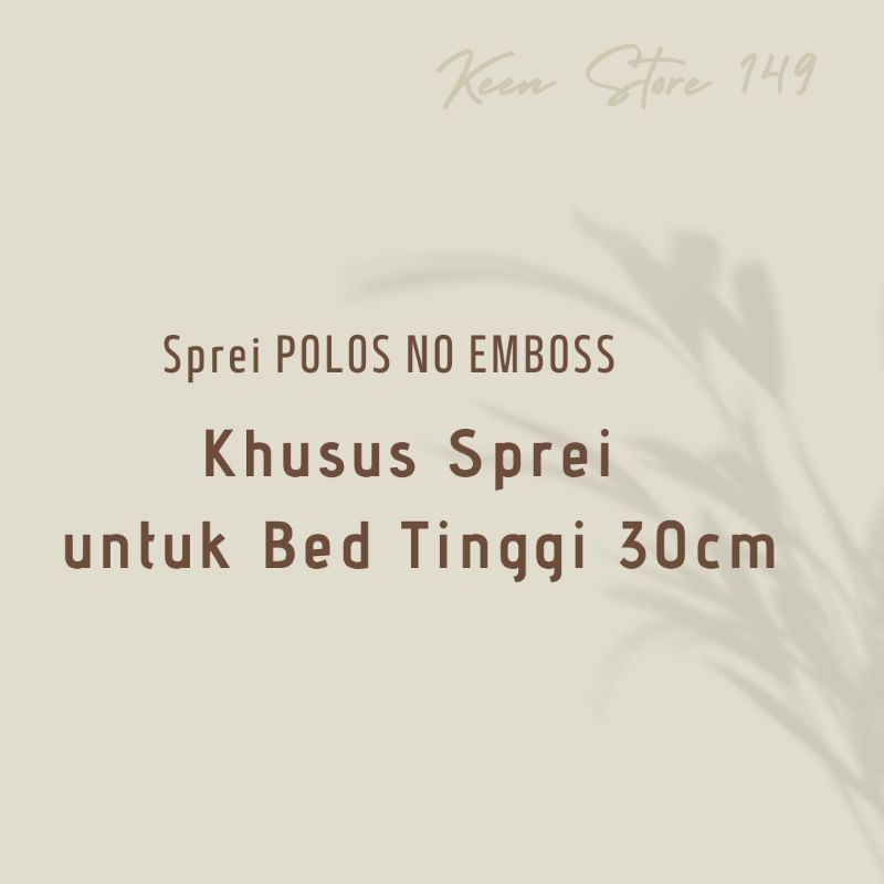 Seprai Sprei Polos Bed tinggi 30 180x20x30 160x200x30 120x200x30 140x200x30 100x200x30 90x20x30 sprei Bedsheet Polos tanpa Embos Estetik Korean Minimalis Dekor kamar Homestay