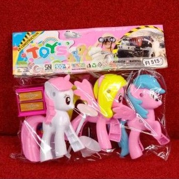 Arsya_Toys/Mainan Set Kuda Pony isi 3 pcs FI 515