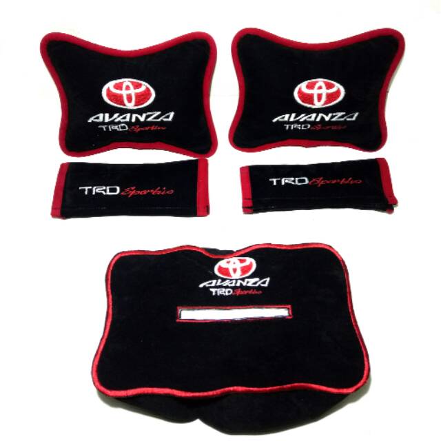 Bantal mobil Avanza TRD sportivo Headrest mobil interior mobil  ( 500gr )