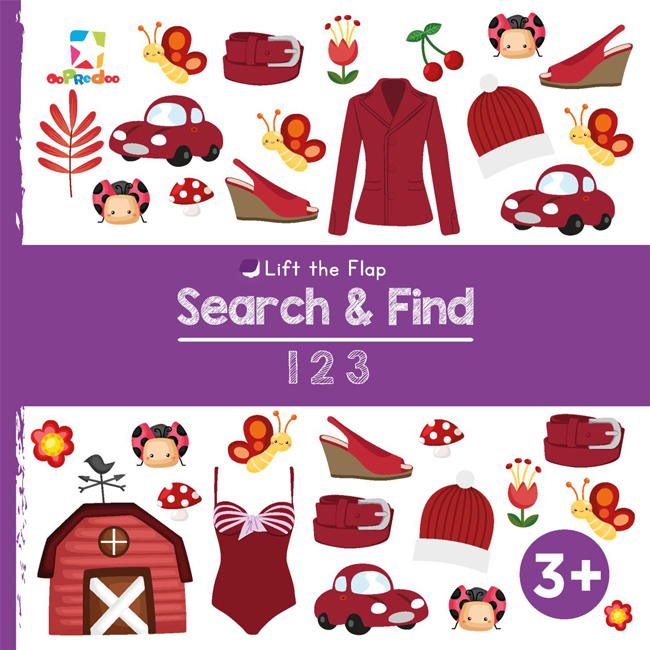 OPREDO LIFT THE FLAP SEARCH & FIND: 123 (Tim Oopredoo)