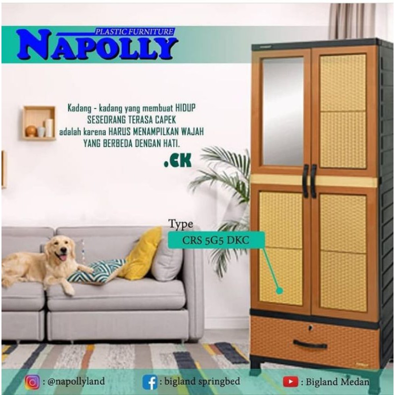 lemari plastik napoli