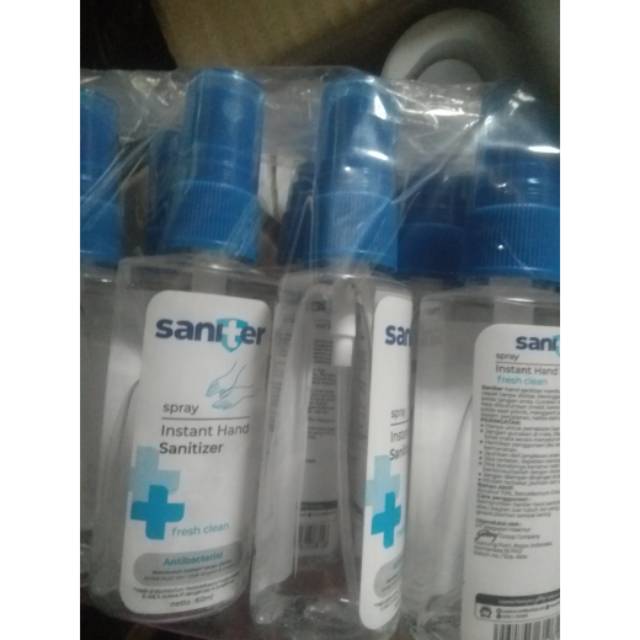 saniter hand sanitizer spray 60 ml