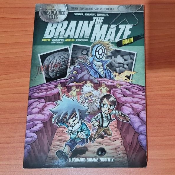 buku komik anak bahasa inggris x venture xplorers the brain maze