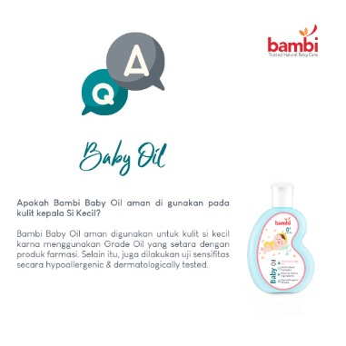 BAMBI Baby Oil with Chamomile 100ml