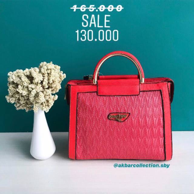 SALE CUCI GUDANG TAS EMQYU MERAH 130.000