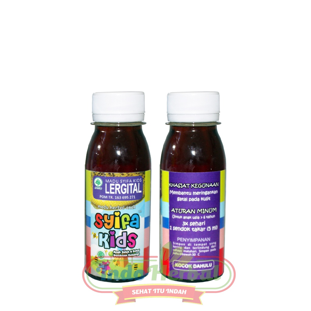 MADU HIU ANAK Syifa Kids LERGITAL / Alergi Dan Gatal 100ml