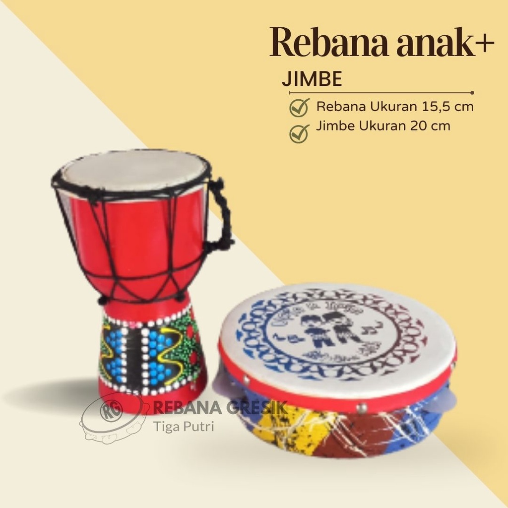 Rebana Hadroh Murah Satu Paket Anak