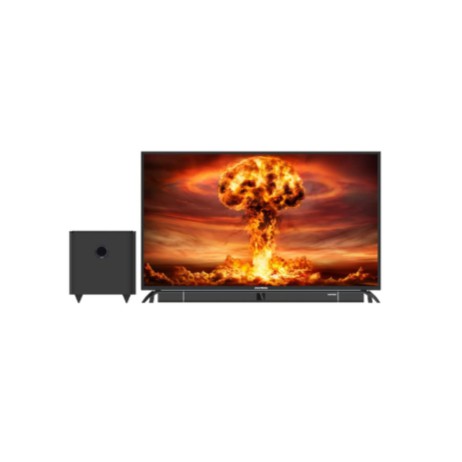 Polytron LED TV 50&quot; Full HD + Soundbar Subwoofer + Free STB Akari PLD 50B880