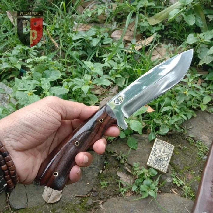 ✨ BISA COD ✨ Pisau skinner fulltang baja per / pisau bushcraft / pisau survival