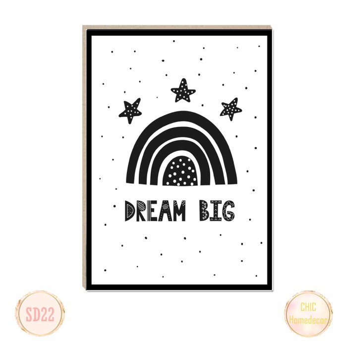 WP PROJECT Hiasan dinding kamar anak motif scandinavian SD22 Keren
