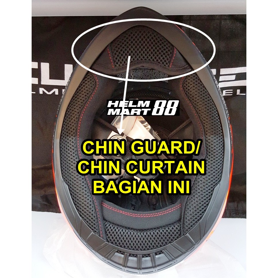 Chin guard Helm ZEUS 811 chin curtain ZS811 chin protection ZS-811 bantalan dagu ORI