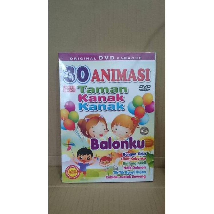 DVD ORIGINAL 30 ANIMASI TAMAN KANAK-KANAK BALONKU