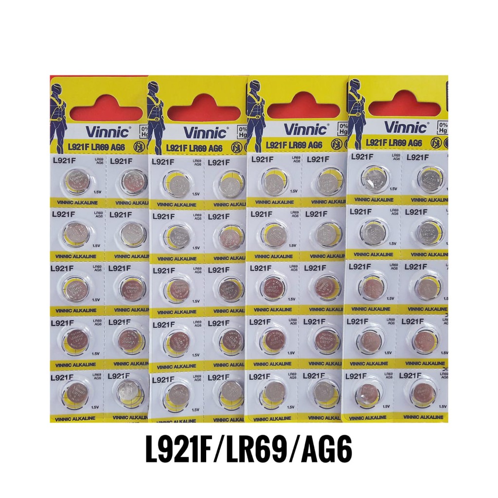 KARUNIA JAM - BATERAI VINNIC 920 AG6 LR69 ORIGINAL -  BATERAI BATTERY BATERE KANCING BATERAI JAM