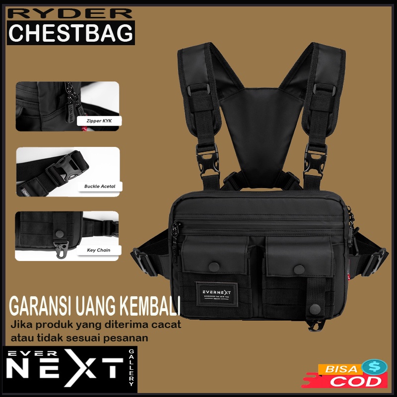 Promo Tas dada biker pria waterproof terbaru berkualitas chest rig bag cowok tas dada sunmori motor touring tactical tas pelindung dada gowes sepeda tactical pria anti air