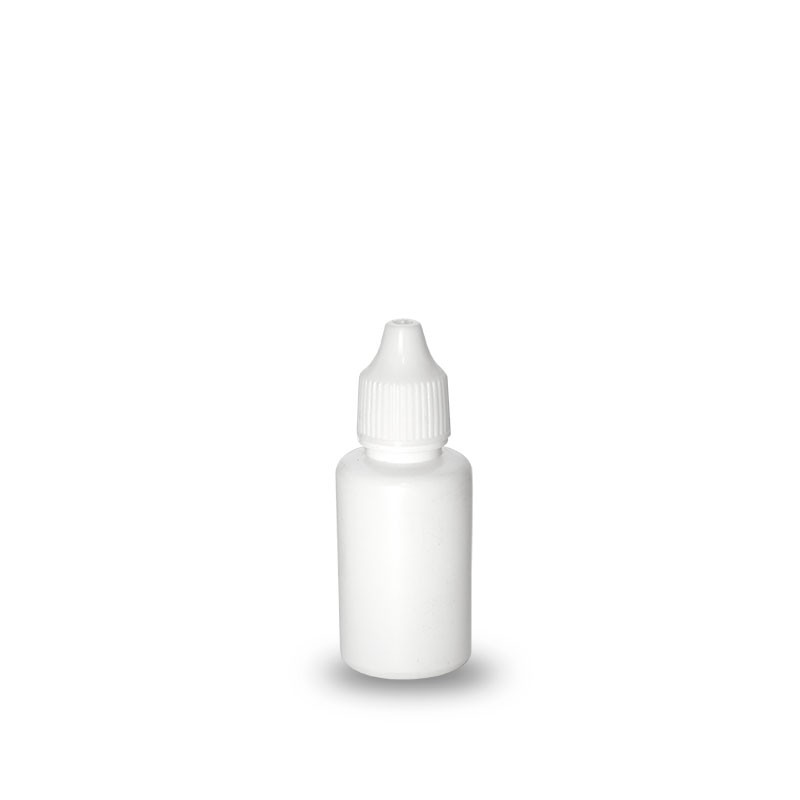 10 Pcs Botol Tetes Plastik Vacuum untuk Obat Tetes Mata Kosmetik MultiFungsi Dropper Bottle - Putih