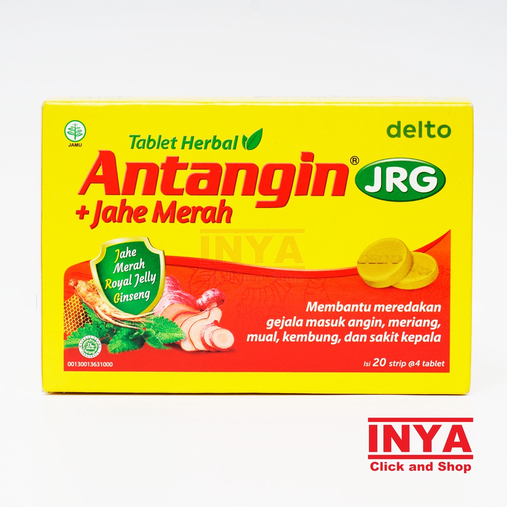 ANTANGIN JRG TABLET HERBAL + JAHE MERAH 20x4 Tablet BOX