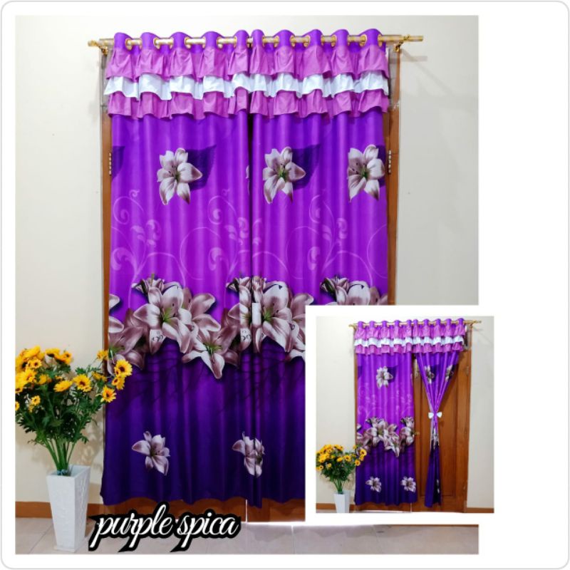 

Purple spica Gorden ring rumbai pita (RRP)10kolom