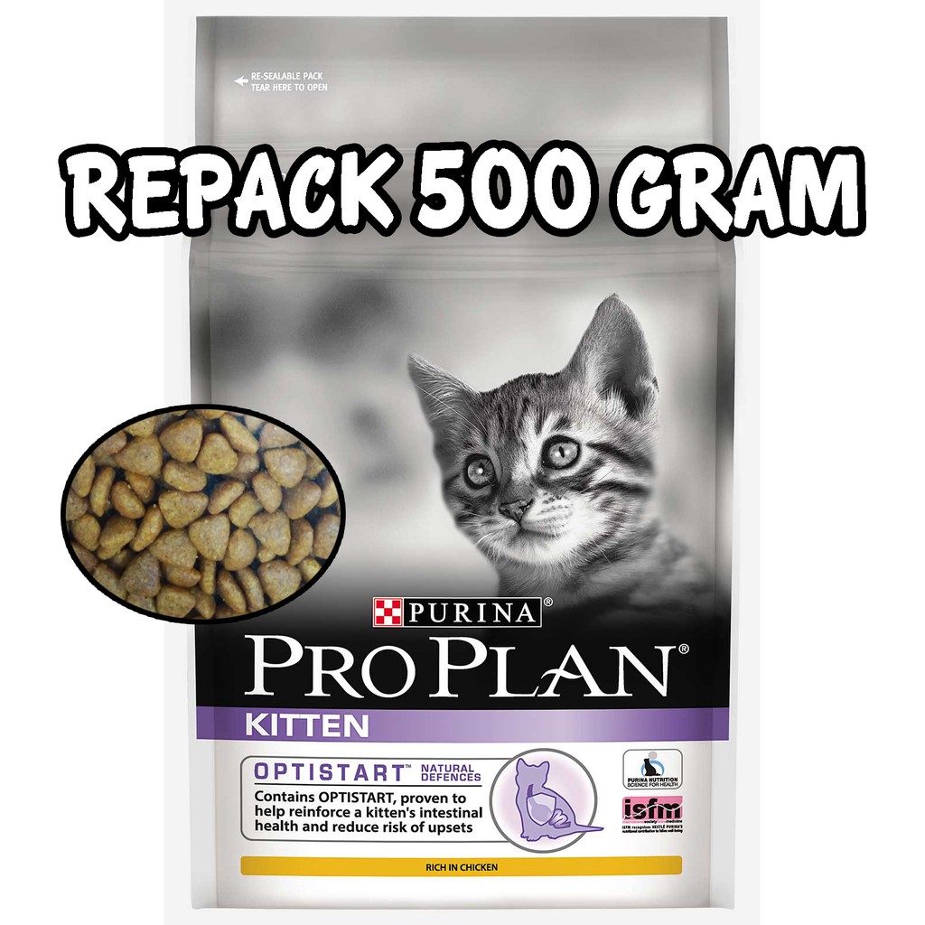 Proplan Kitten Makanan Kucing Dry Food Repack 500 gram