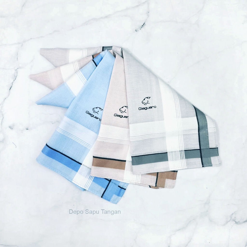 Sapu Tangan/Selampe/Handkerchief/Saputangan Pria Katun Rajut