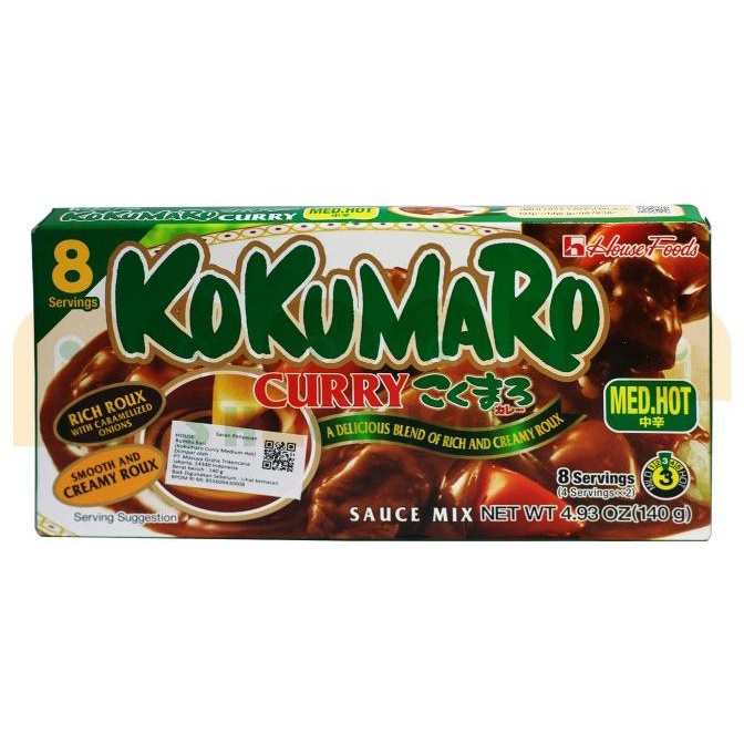 

HOUSE KOKUMARO CURRY M-HOT ANIMAL FREE 140 GR