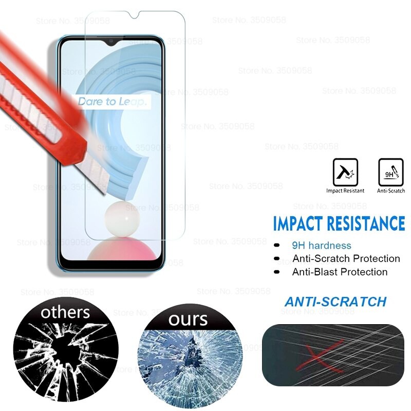 Tempered Glass Layar Clear + Tempered Glass Camera Realme C21 2021