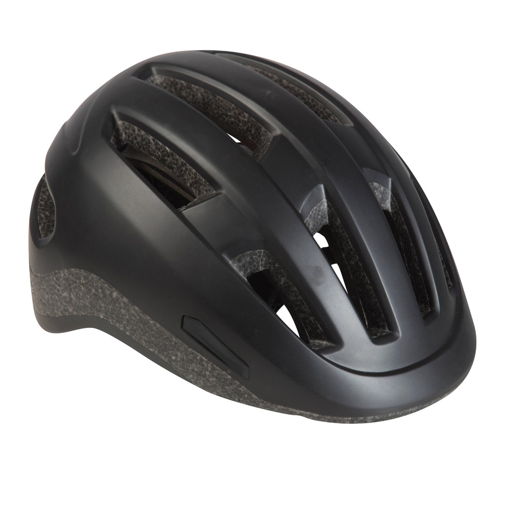 Decathlon Btwin Helm Sepeda City Bike 500 Hitam - 8326832