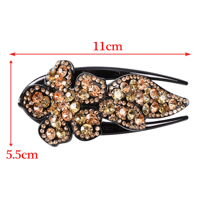 Korean Rhinestone Hair Clip Fashion Elegant Duckbill Clip Hairpin Women Hair Accessories