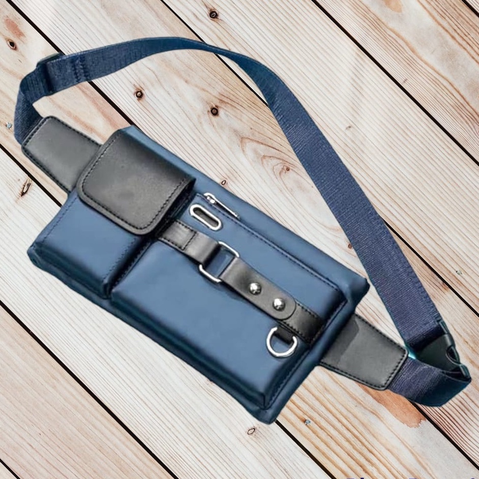 Tas Pria Waist Bag Waterproof Original Polo Amstar Premium Tas Pinggang &amp; Tas Selempang Bahu