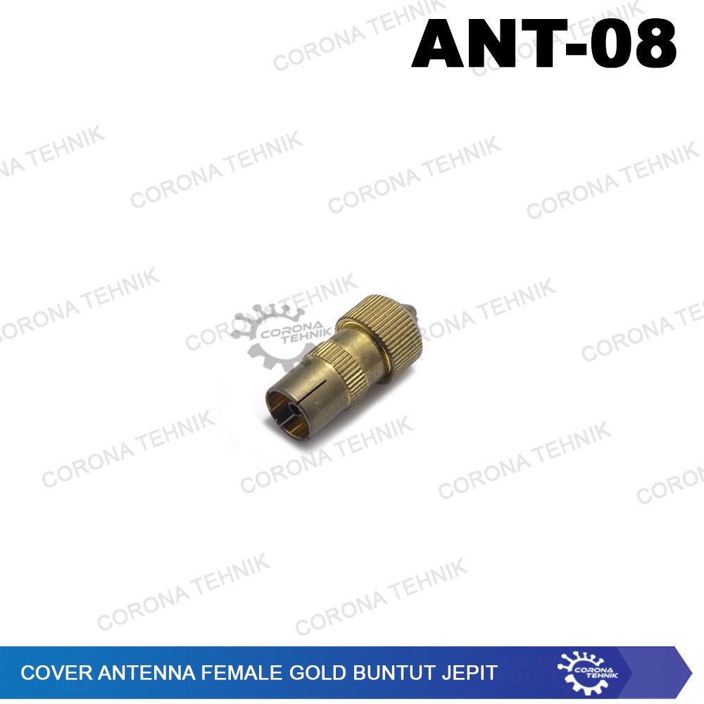 Model Jepit Cover Antenna Gold