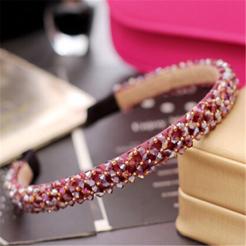 BANDO KOREA AKSEN KRISTAL PREMIUM QUALITY / CRYSTAL HEADBAND fashion wanita