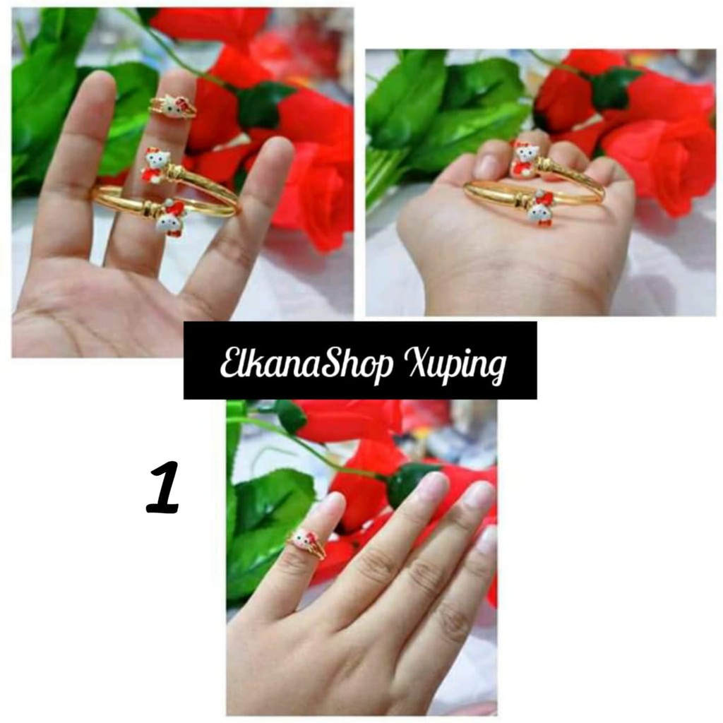 Gelang Anak benggel Free Cincin Xuping / elkanashop