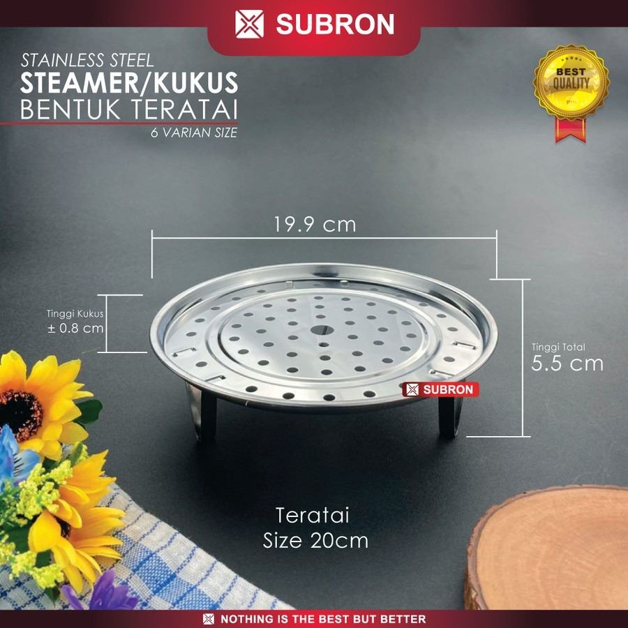 Jual Subron Steamer Alas Kukus Teratai Cm Tatakan Panci Stainless