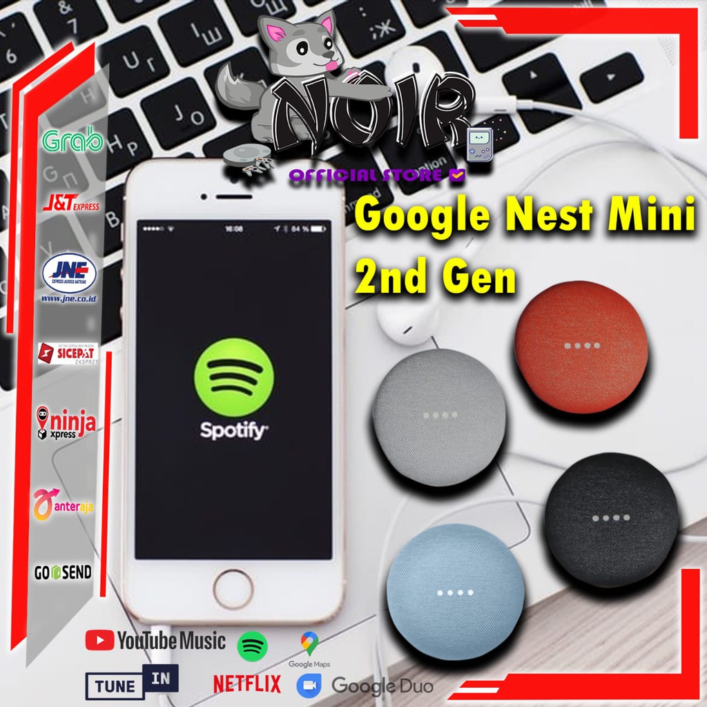 PASTI ORI  GOOGLE NEST MINI 2ND GENERATION (HOME MINI 2ND GEN)