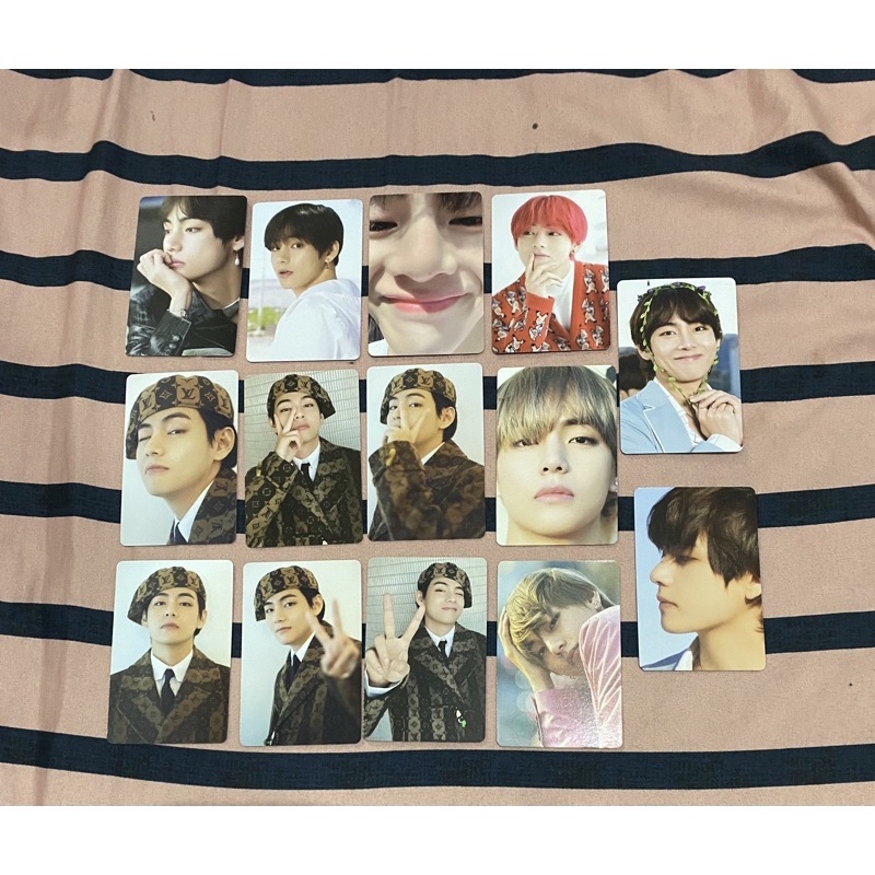 [Set lengkap] Official BTS V Taehyung Photocard Dicon 2021 Zoom Set Cherry Bunga PC DVD Album