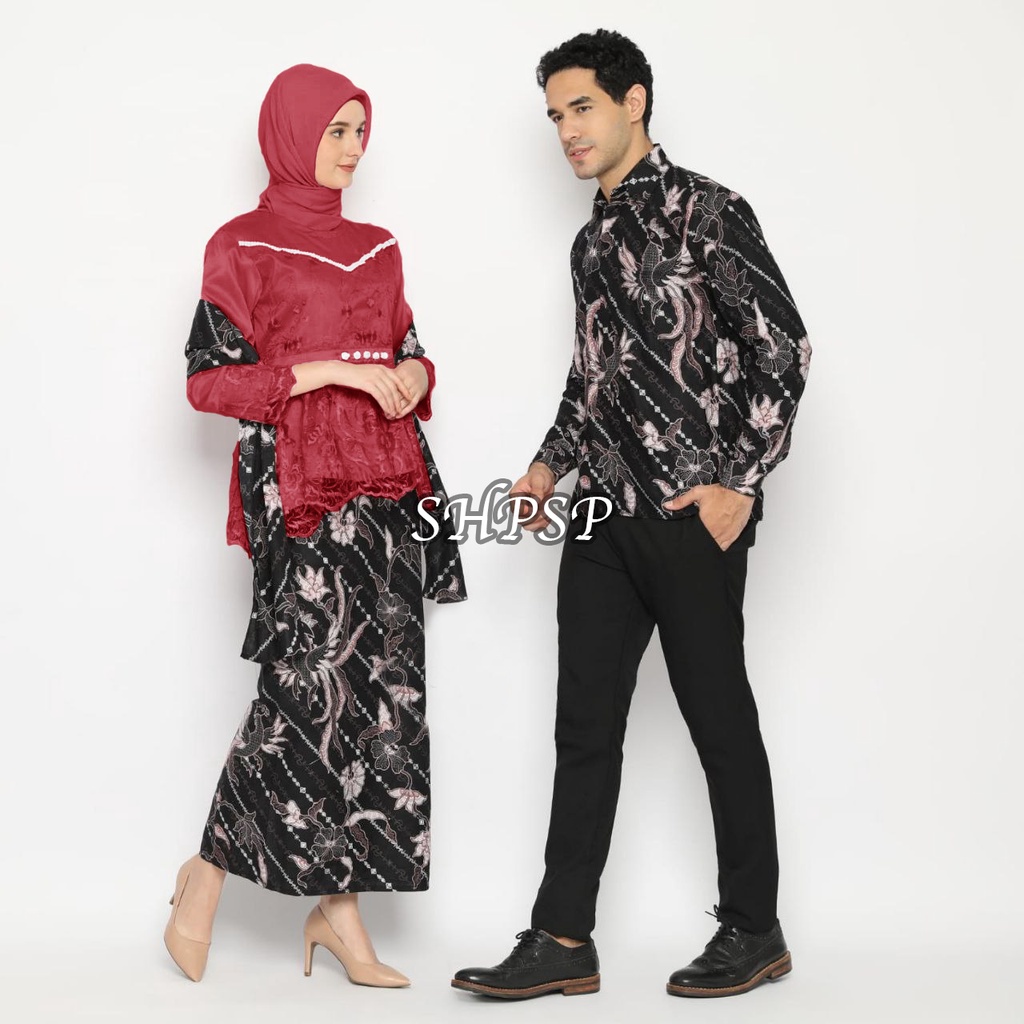 New Collection - SHOPASHOP SOLO Batik Kebaya Couple Jesicca Tulle Mutiara Couple Tunangan/ Kebaya Wisuda/ Couple Engagement/ Bridesmaid/ Pager Ayu/ Couple Hits 2022