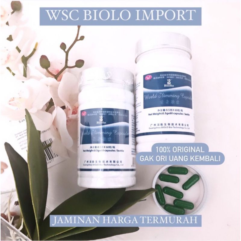 APOTEK ORIGINAL BIOLO WSC ASLI 100% ORIGINAL OBAT WSC BIOLO / PELANGSING BADAN - OBAT DIET AMPUH