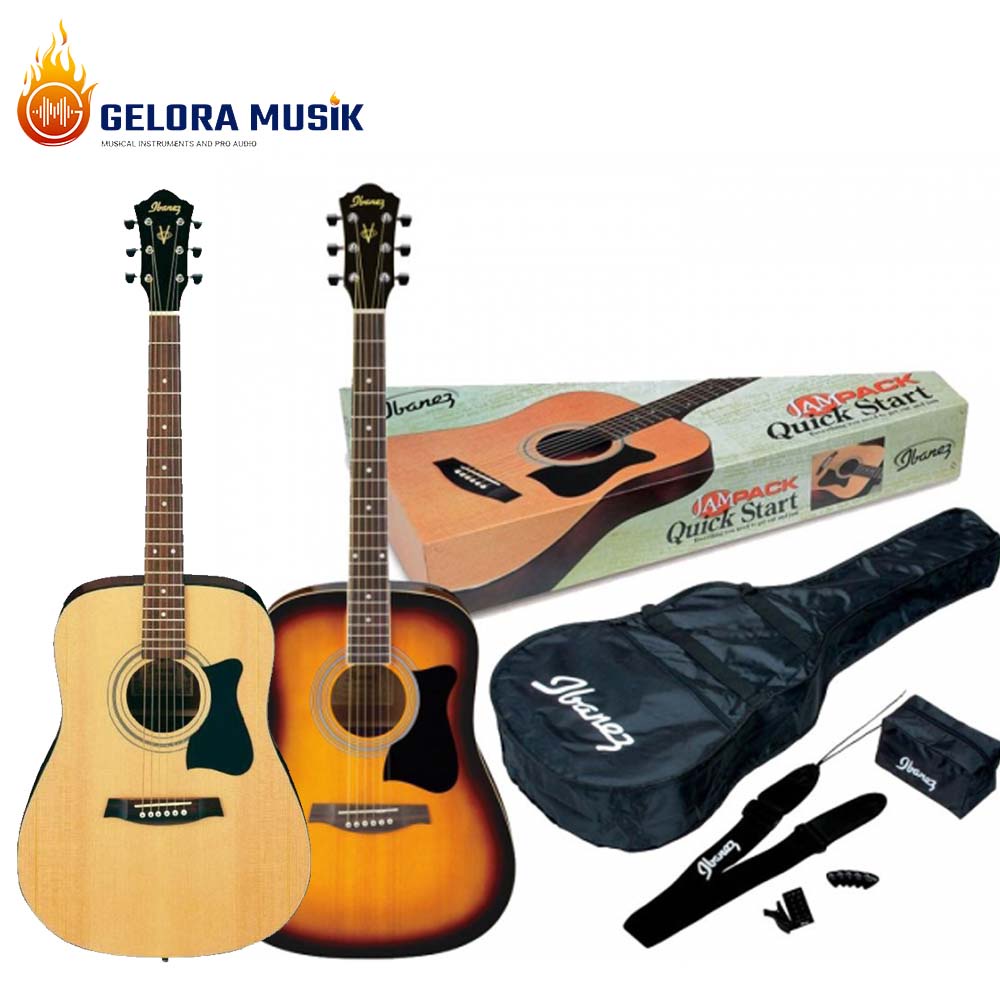 Gitar Akustik Elektrik Package Ibanez V50NJP