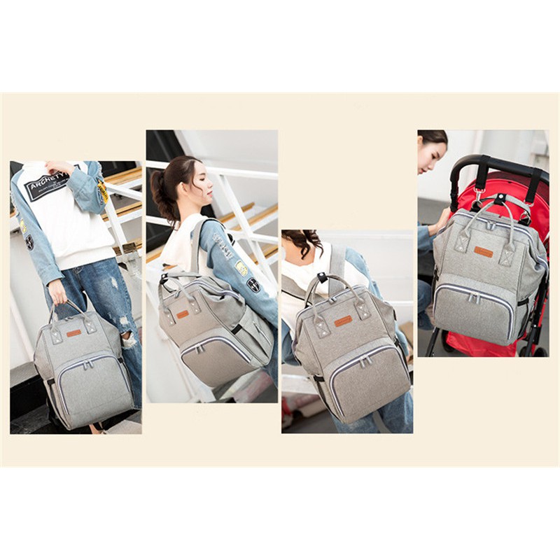 Diaper Bag USB LillaQ TSL002 Tas susu Waterproof Tas bayi backpack baby