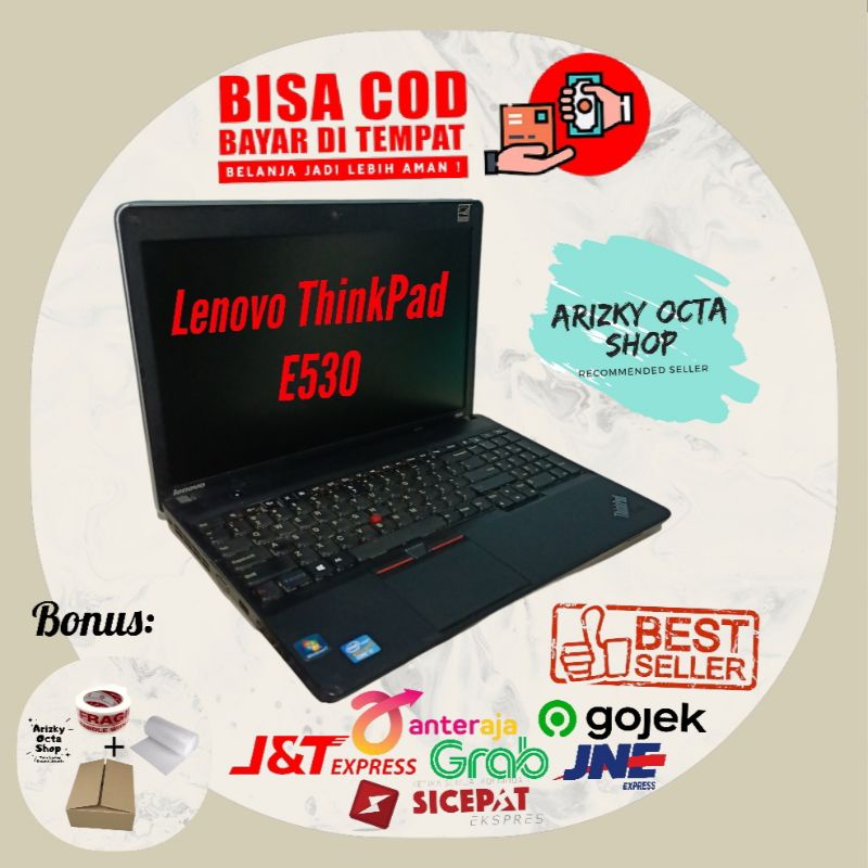 LENOVO THINKPAD E530 CORE I7 GEN 3 RAM 4GB HDD 1TB(1000GB) WEBCAM DVD LCD 15INCH NUMERIK KEYBOARD